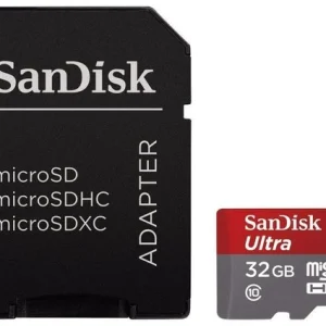 SanDisk Ultra Micro SDHC - UHS1 A1 met adapter - 32 GB