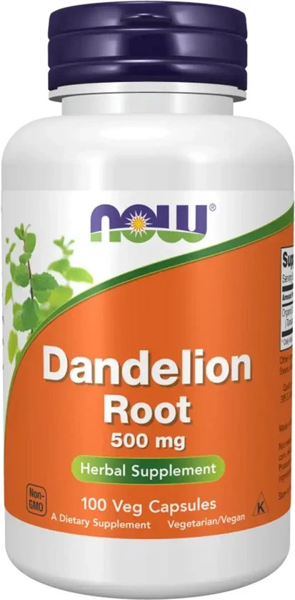 Paardenbloemwortel capsules - 500 mg - 100 v-caps - Afbeelding 2