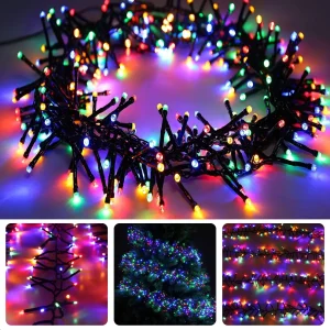 Cheqo® Kerstboomverlichting LED - Kerstlampjes - Kerstverlichting - Kerstboom Verlichting - Multicolor - 960 LED - Timerfunctie - Voor Binnen en Buiten