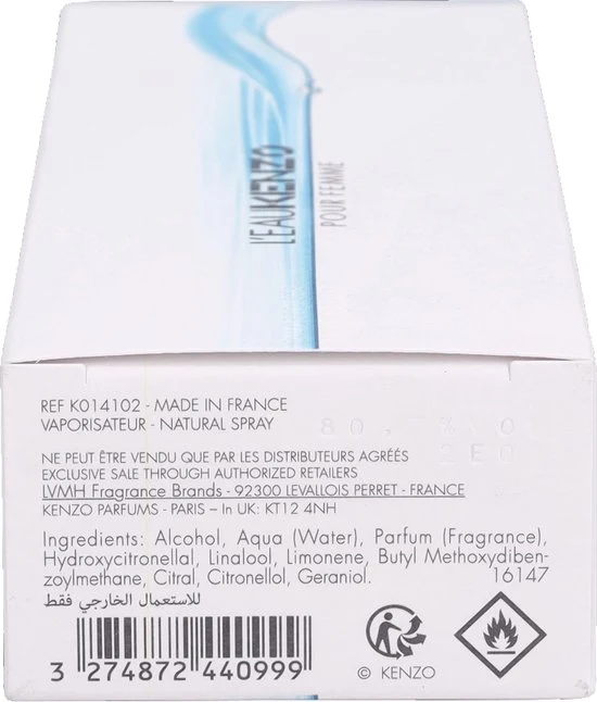 Kenzo L'Eau eau de toilette - pour femme - 100 ml - Afbeelding 3
