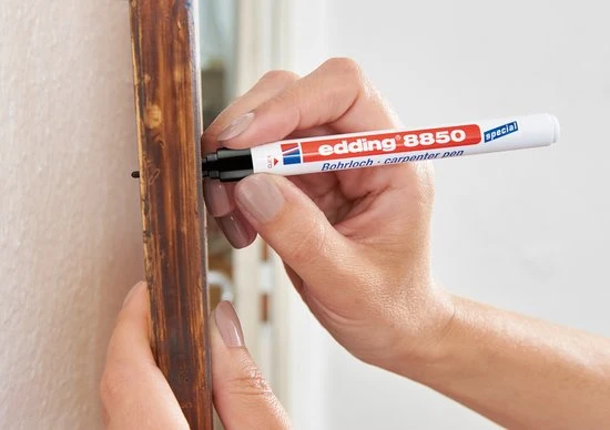 Edding 8850/1 timmermanspen - 1 mm punt 20 mm diep - Zwart - Afbeelding 4