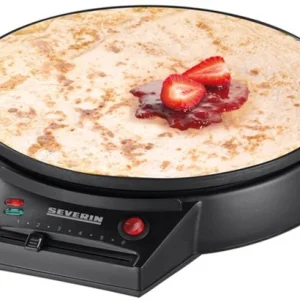 Severin CM 2198 crêpe-/pannenkoekenmaker - 30 cm - anti-aanbaklaag - traploze temperatuurinstelling - 1000W