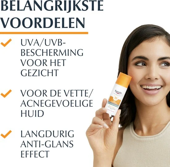 Eucerin Sun Oil Control gel-crème - gezicht SPF 30 - 50 ml - Afbeelding 8