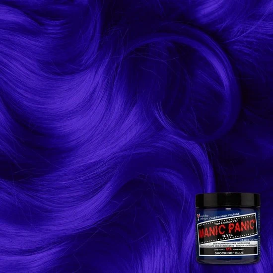Manic Panic haarverf - semi-permanent - Shocking Blue - Afbeelding 3