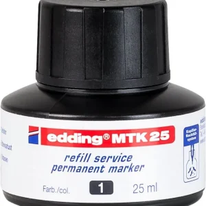Edding MTK 25 navulinkt - permanent marker - zwart