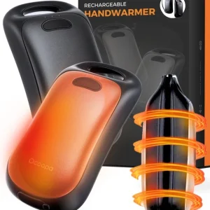 Herbruikbare handwarmers - magnetisch - 3 warmteniveaus 37-52°C - 8-16 uur