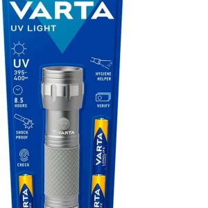 Varta zaklamp - UV-lamp aluminium - Grijs