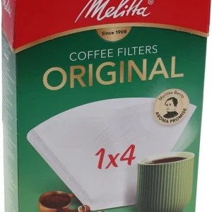 Melitta koffiefilters - 1x4 - 80 stuks - Wit