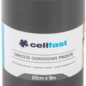 Cellfast gazonrand - palissade 20×900 cm - Grafiet