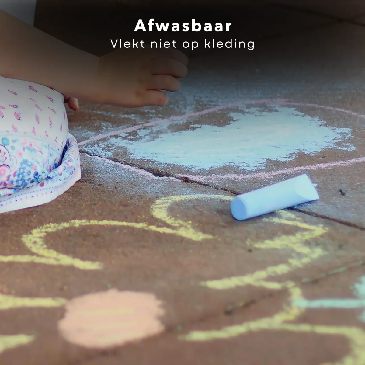Cheqo® Stoepkrijt Set - 37 Stuks in Emmer - Stoep Krijt - Creatief Buitenspeelgoed - Kleurkrijt voor Kinderen - Afbeelding 7