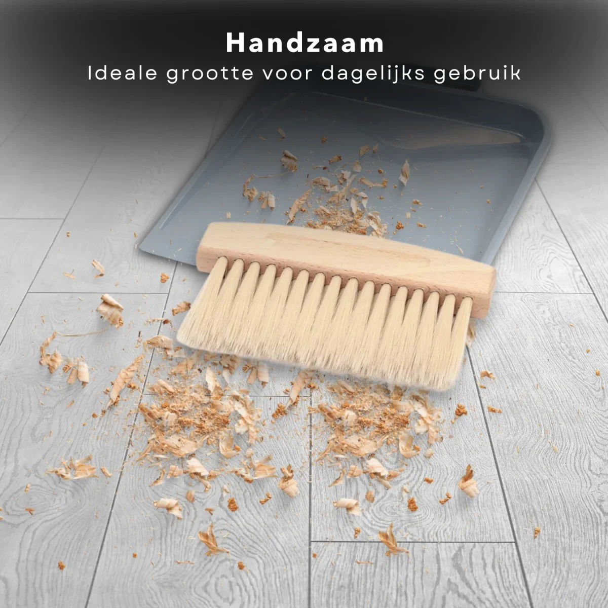 Cheqo® Blik - Metalen Stofblik Grijs - Duurzaam - Handvat voor Huishoudelijk Gebruik - Blik voor Stoffer en Blik - Afbeelding 7
