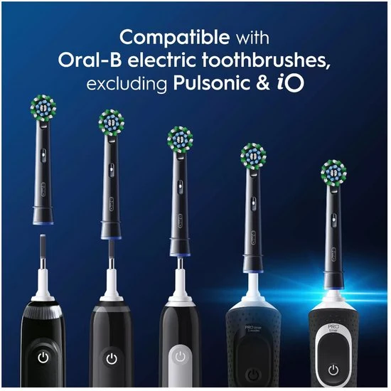 Oral-B Cross Action opzetborstels - 5 stuks - Zwart - Afbeelding 4