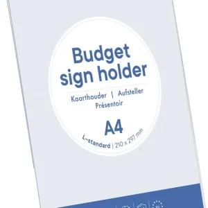Europel kaarthouder - Budget L-standaard A4 - 21×29,7 cm - Transparant