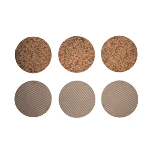 Onderzetters kurk - anti-slip - tafelbescherming - 6 stuks per verpakking