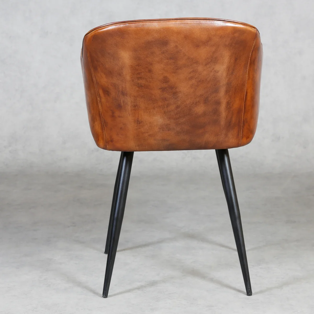 Bruin leren fauteuil - Afbeelding 6
