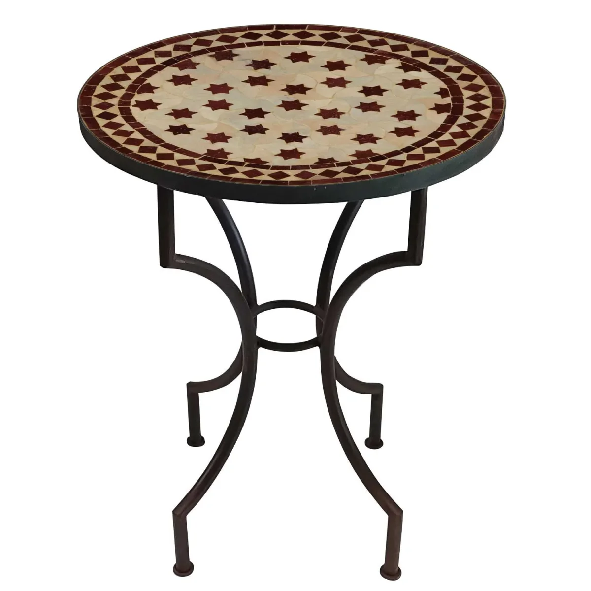 Mozaïektafel uit Marokko - Rond -M60-27 - Afbeelding 3