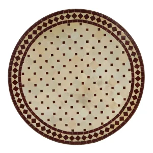 Mozaïektafel D90 Bordeaux/diamant