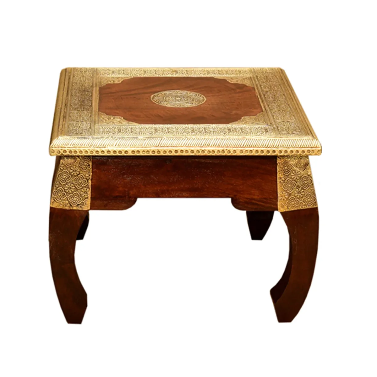 Oosterse opiumtafel messing S - Afbeelding 3