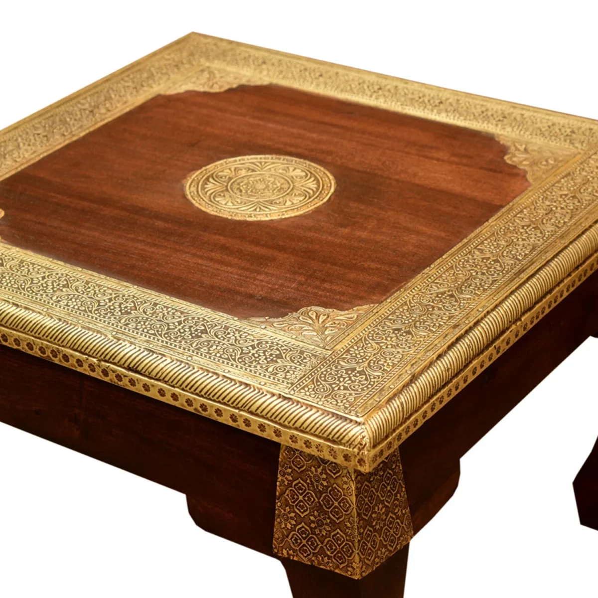 Oosterse opiumtafel messing S - Afbeelding 4