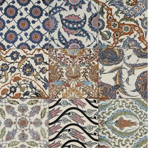 Oosterse Patchwork Wandtegels – 59,2x20cm Mat