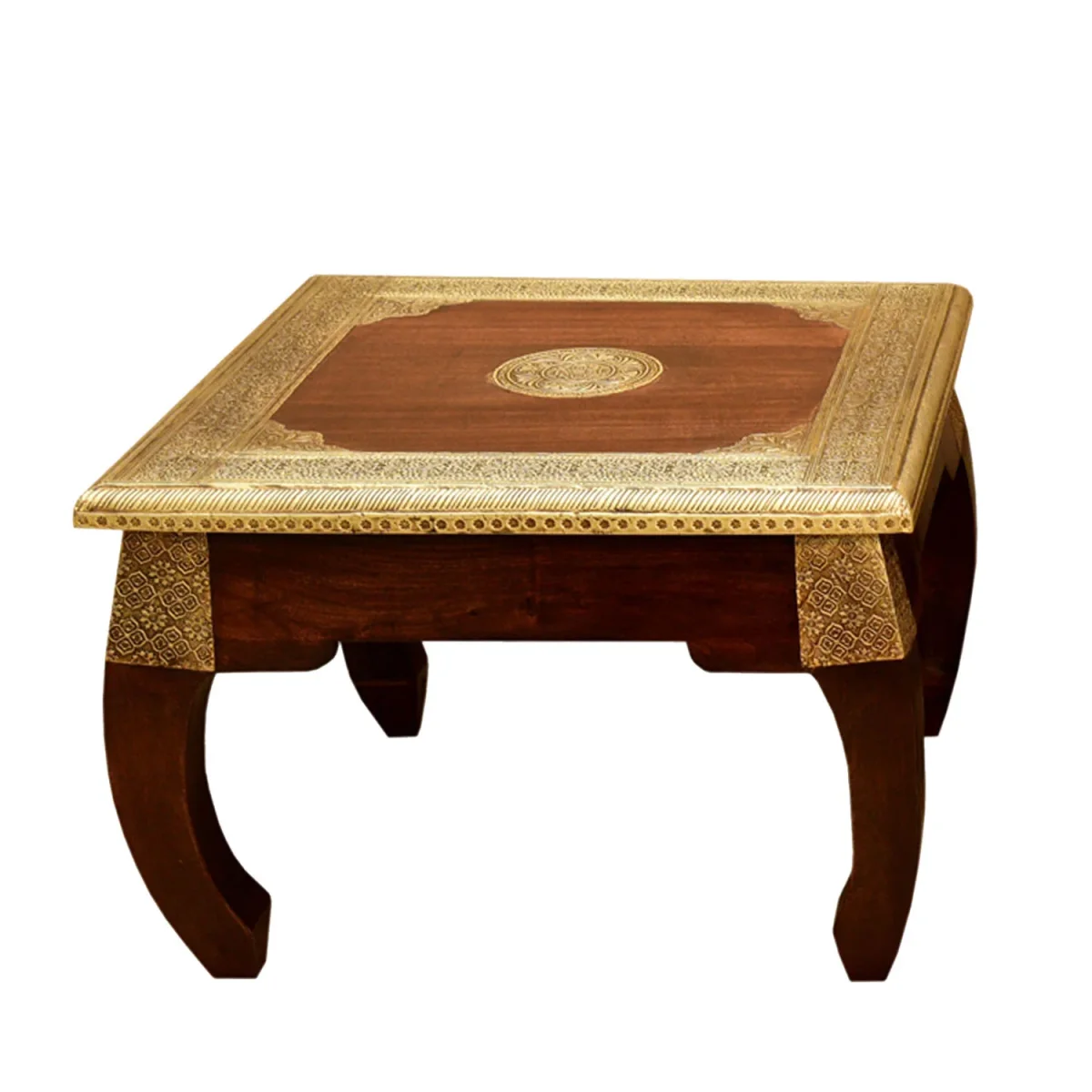 Oosterse OPIUM TAFEL MESSING L - Afbeelding 4
