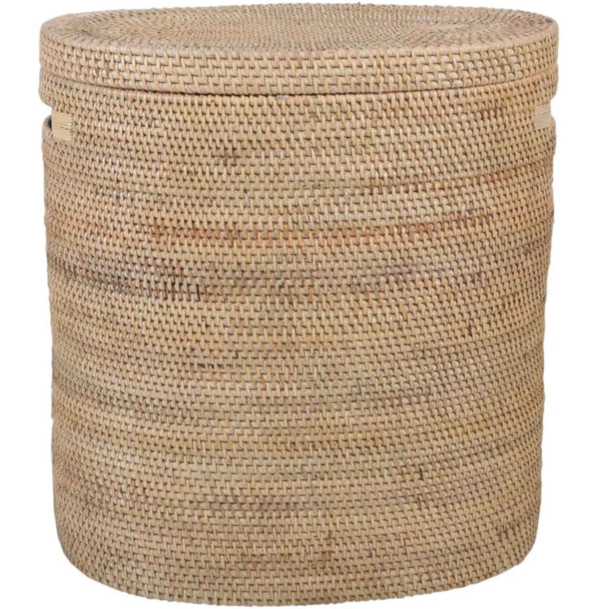 Rattan wasmand Ela met deksel - Afbeelding 8