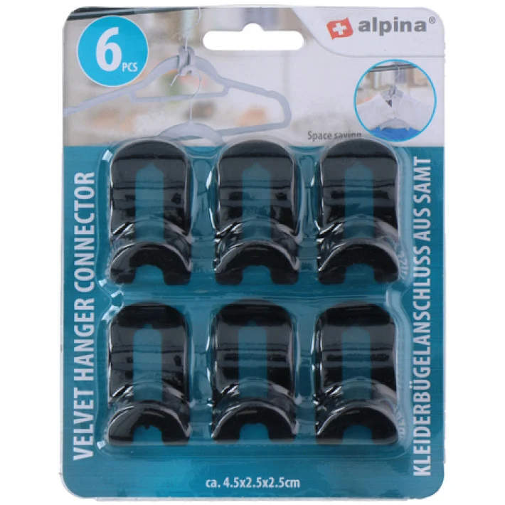 Fluwelen kleerhanger-en verbinder - Alpina - Afbeelding 6