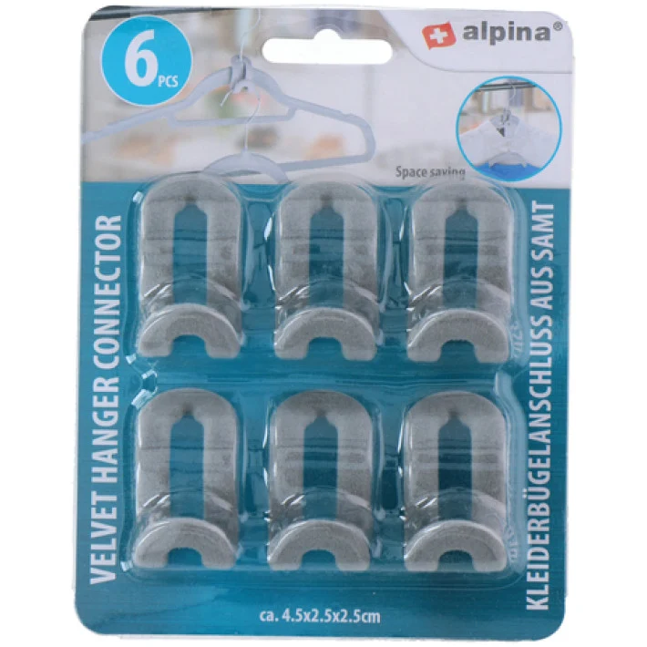Fluwelen kleerhanger-en verbinder - Alpina - Afbeelding 7