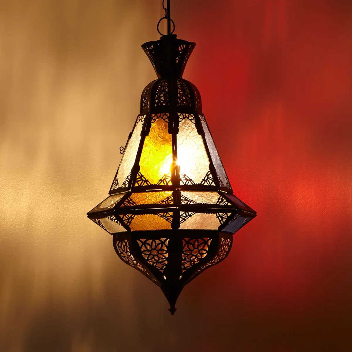 Hanglamp Houta veelkleurig