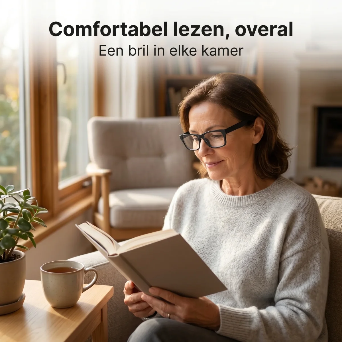 Cheqo® Leesbril Set van 6 - Leesbrillen - Leesbril met Sterkte +1.5 - Leeshulp - Lees Bril - Leesbril Dames - Leesbril Voordeelpakket - Trendy Leesbril - Voordeelset Leesbrillen - Lichtgewicht - Universele Pasvorm - voor Dichtbij Lezen - Afbeelding 5