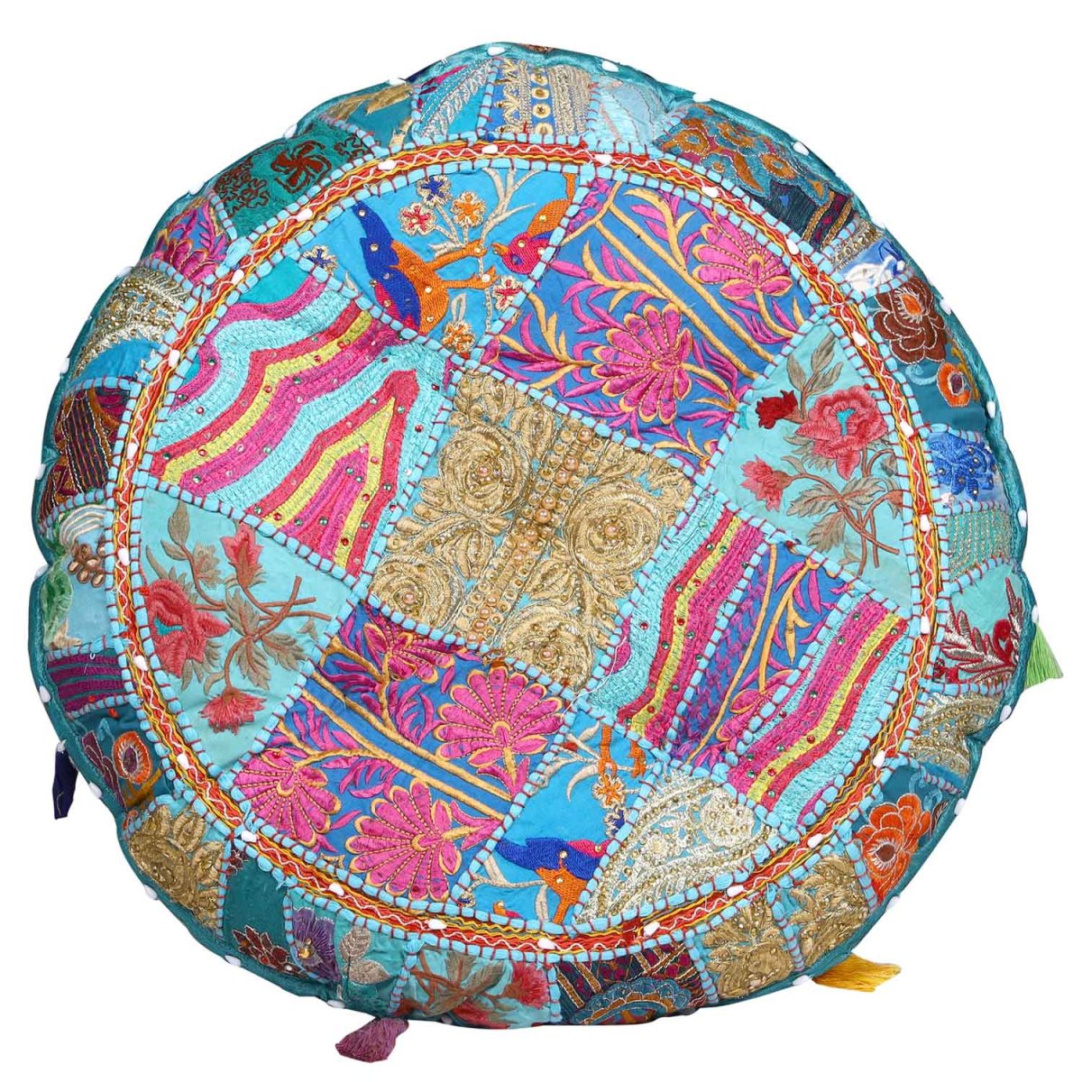 Patchwork yogakussen Lali Medium - Afbeelding 3