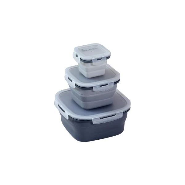 Opvouwbare lunchtrommelset - 3 stuks - Isabella - Afbeelding 3