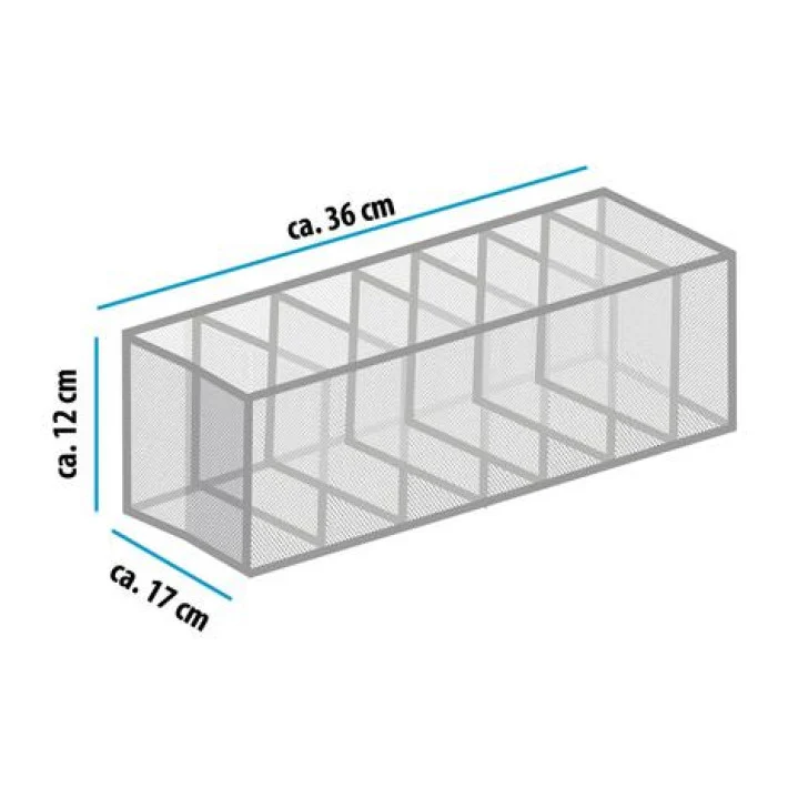 Organizer voor kleding - transparante mand in nylon - Alpina - Afbeelding 5