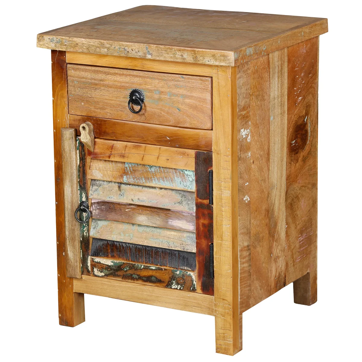 Massief houten ladekast