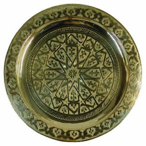 Messing dienblad Karam 30 cm