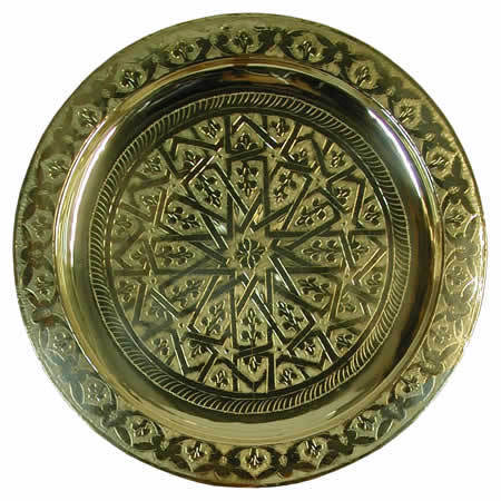 Messing dienblad Karam 40 cm