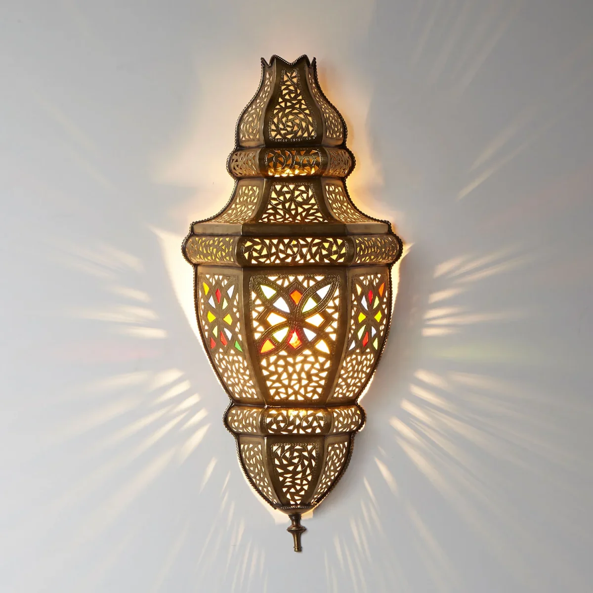 Messing wandlamp Ayah - Afbeelding 3