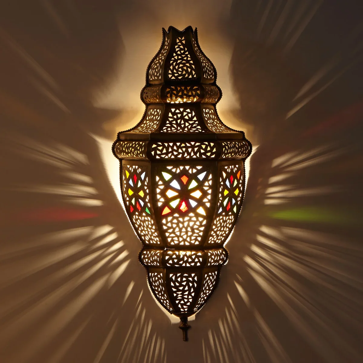 Messing wandlamp Ayah - Afbeelding 2