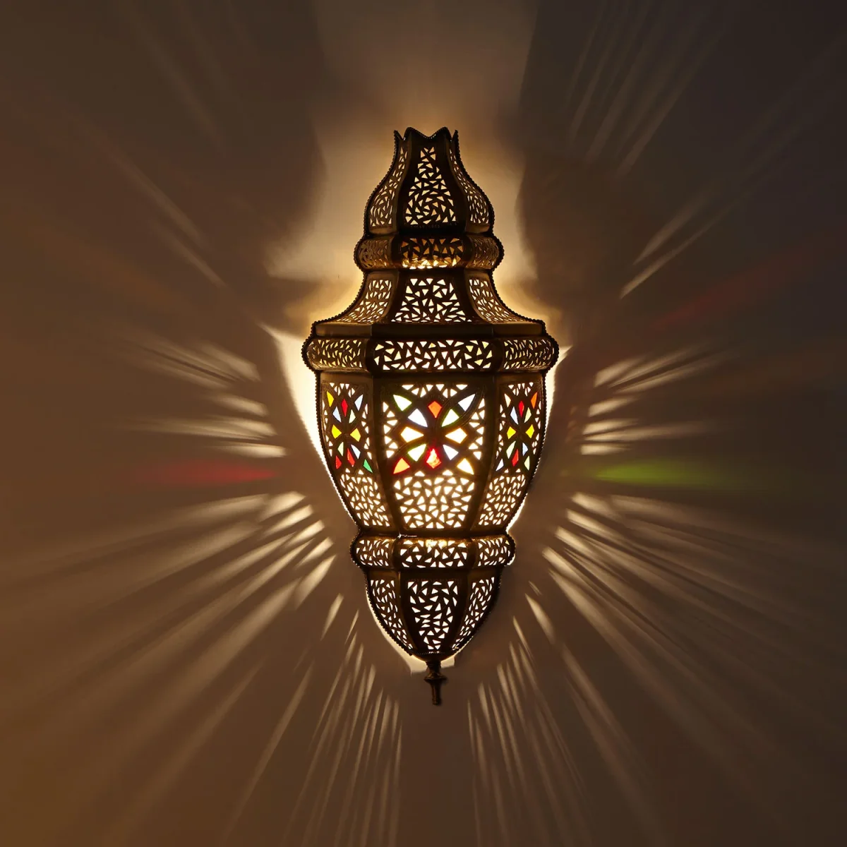 Messing wandlamp Ayah - Afbeelding 4