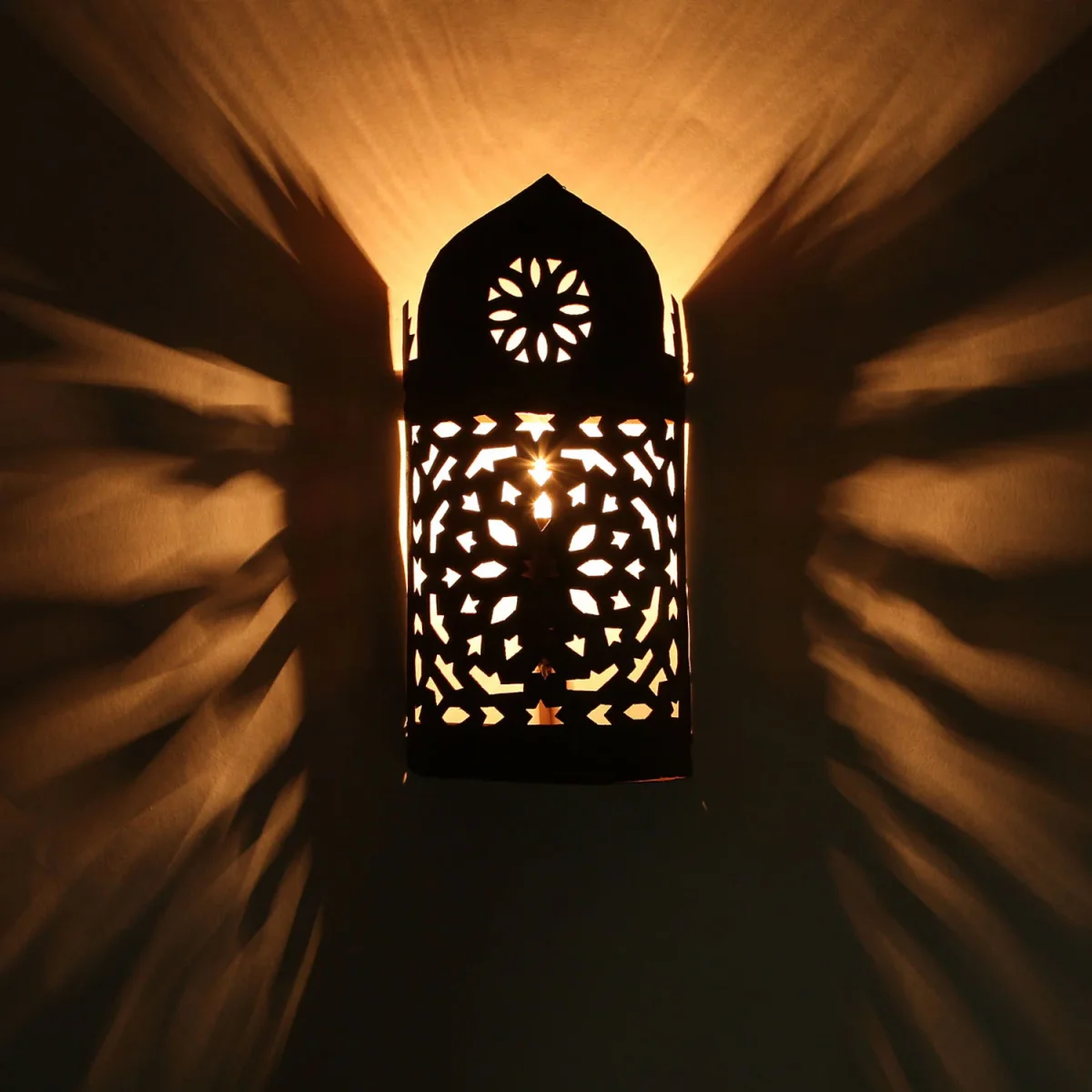 Oosterse ijzeren wandlamp EWL02 - Afbeelding 4
