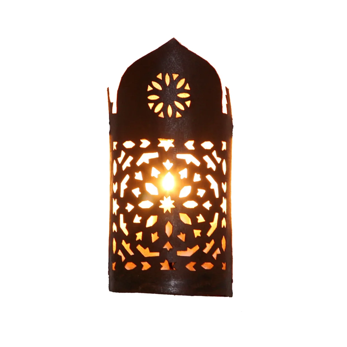 Oosterse ijzeren wandlamp EWL02 - Afbeelding 5