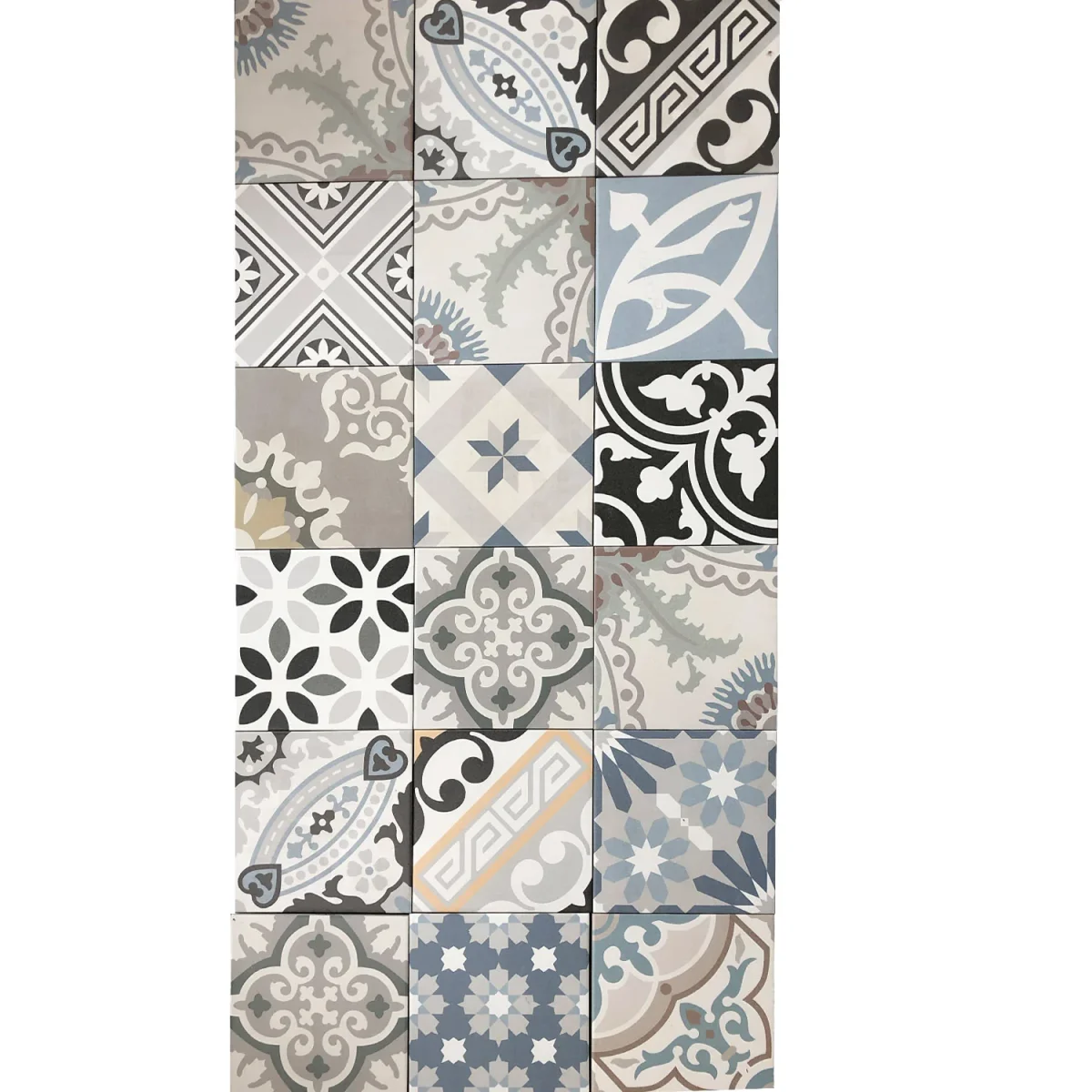 Marokkaanse patchworktegels – 20x20 cm - Afbeelding 4