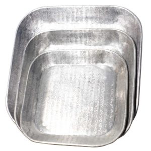 Oosters dienblad Prisma zilver