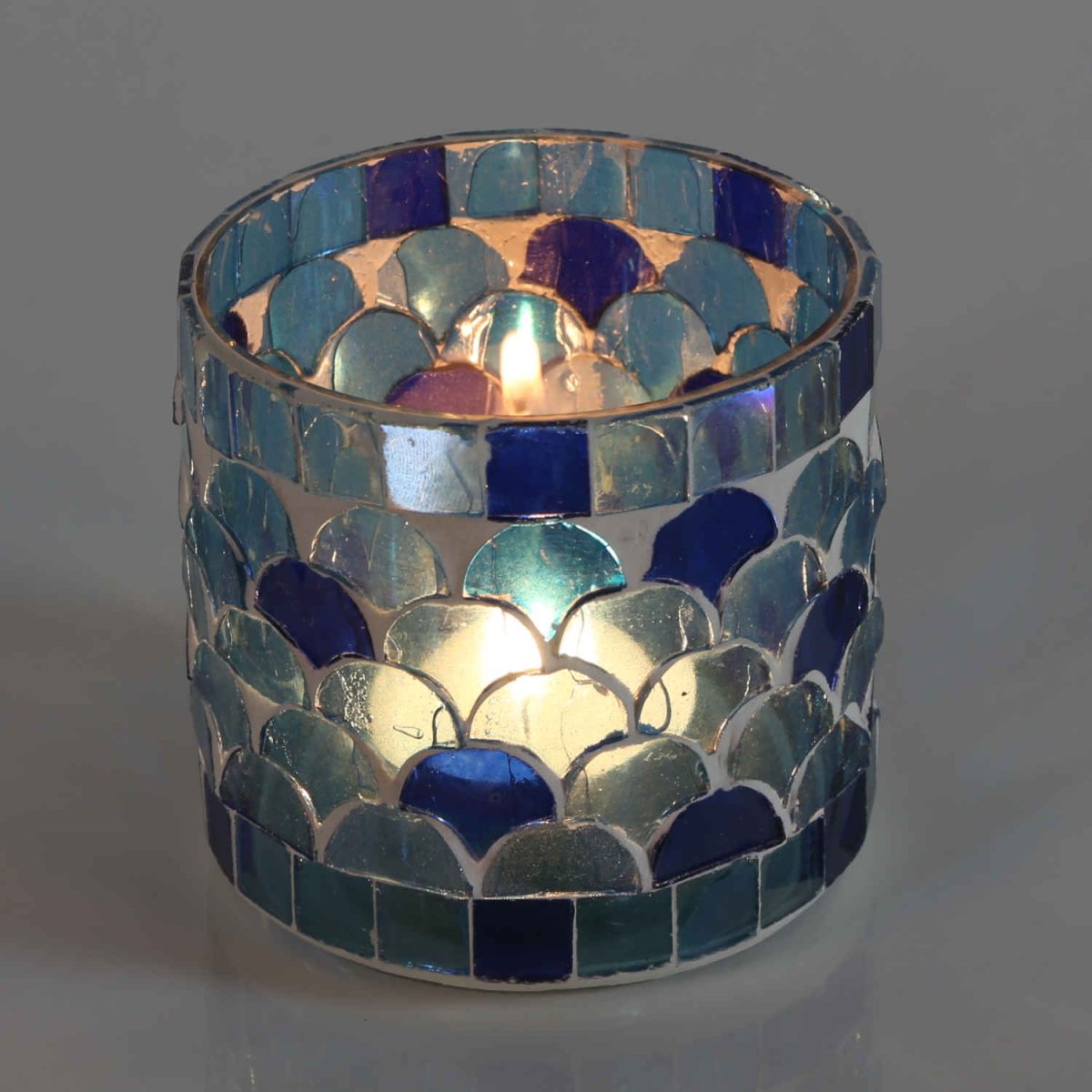 Oosterse mozaïek windlicht Athene donkerblauw - Afbeelding 9