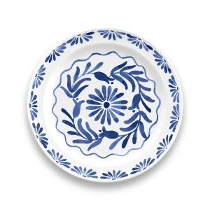 Prachtig elegant zomers servies in kunststof Edge Matte Azul