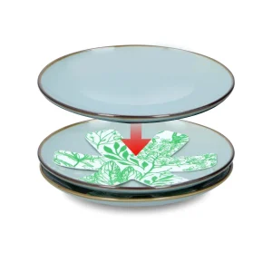 Serviesbeschermers 17 cm set van 8 stuks - Alpina