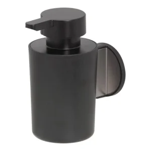 Zeepdispenser zwart van 180 ml te bevestigen met schroeven of lijm Tune van Tiger