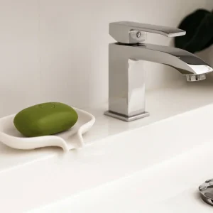 Zeepschoteltje uit siliconen - anti-slip met afdruip gootje - Flow™ - Bosign